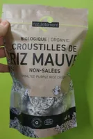 Croustille de riz mauve biologique