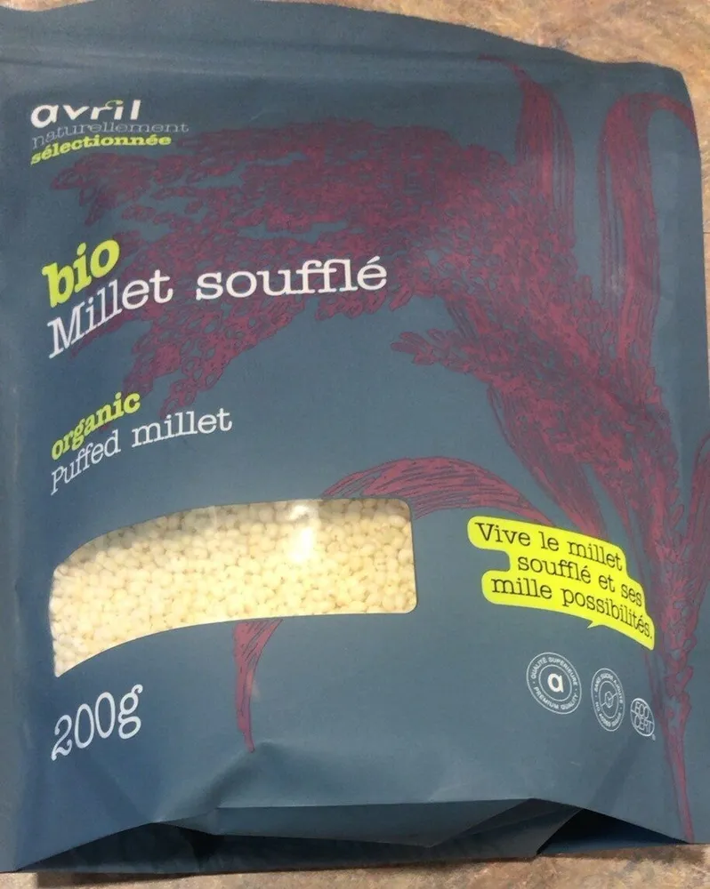 Millet soufflé bio
