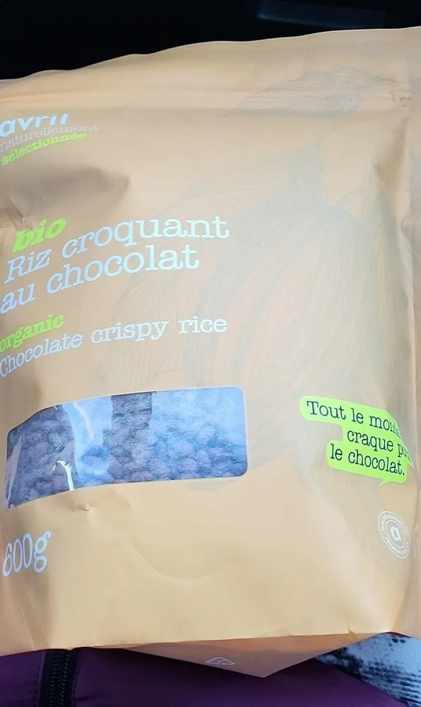 Riz croquant au chocolat