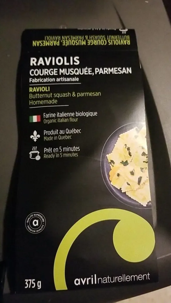 Raviolis courge masquée