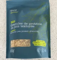 Granule de proteine de pois texturee