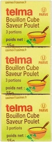 Bouillon cube saveur Poulet