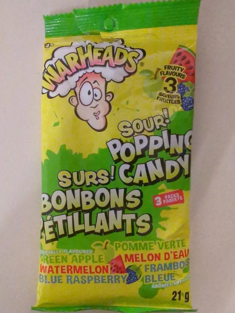 Sour Popping Candy