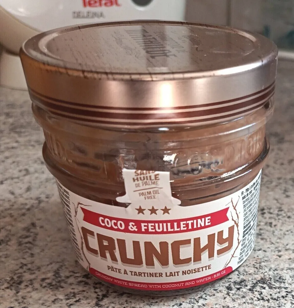Pâte à tartiner coco et feuilletine