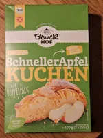 Bio Backmischung Apfelkuchen glutenfrei