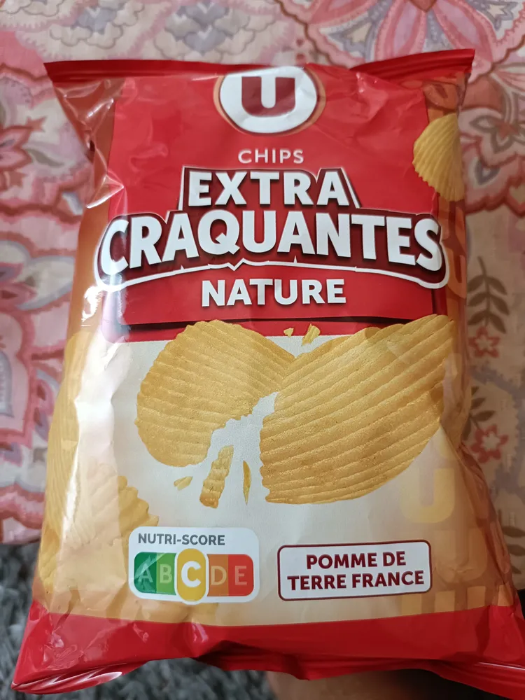 Chips extra craquantes nature