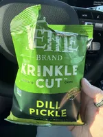 KRINKLE CUT Potato Chips Dill Pickle
