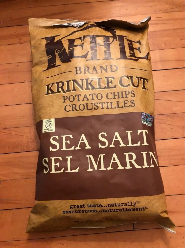 Potato Chips Krinkle Cut Sea Salt