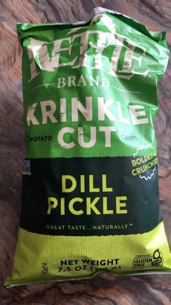 Dill Pickle Krinkle Cut Potato Chips