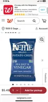 POTATO CHIPS SEA SALT & VINEGAR