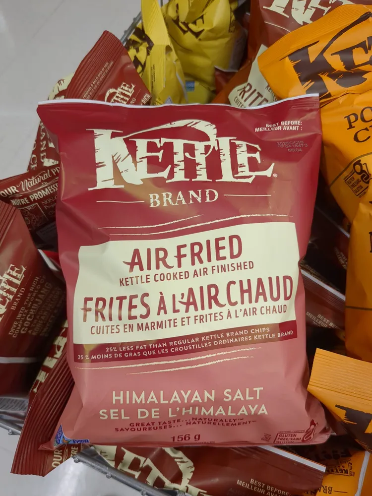 Air Fried Kettle Cooked Air Finished Chips Himalayan Salt