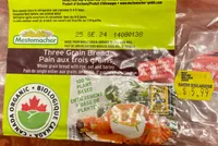 Organic Three Grain Bread