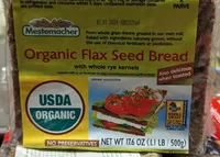 Mestemacher Organic Flax Seed Bread imp