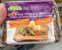 Carrot protein bread