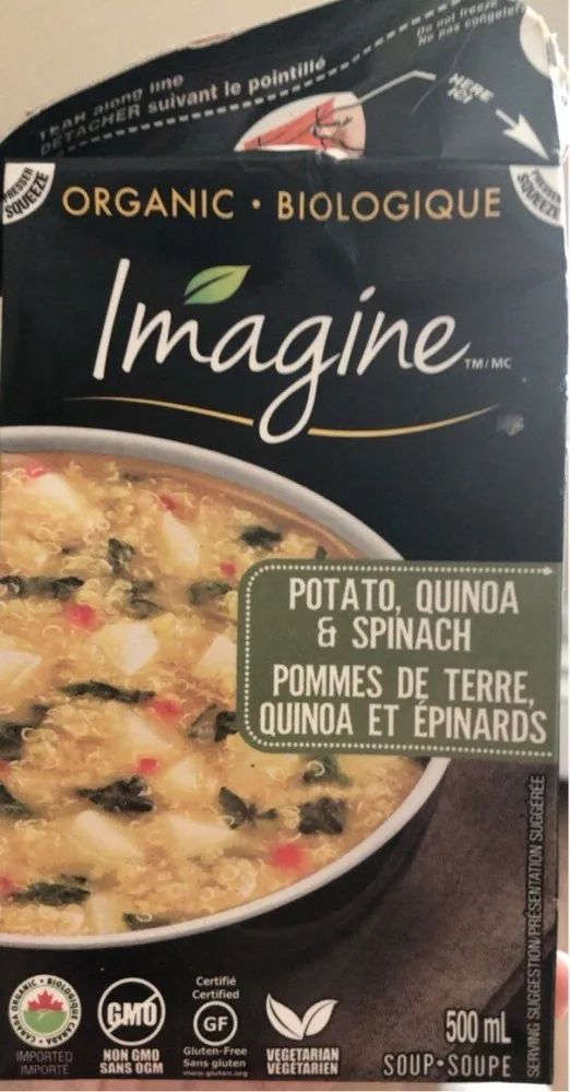 Potato, quinoa and spinach