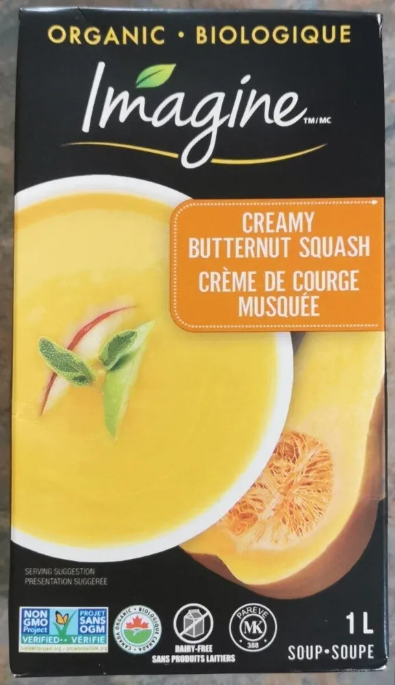 Organic Butternut Squash Creamy Soup