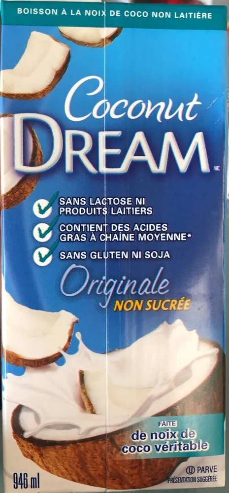 Non Dairy Coconut Beverage Unsweetened Original