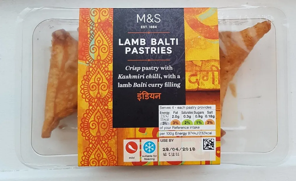 Lamb Balti Pastries