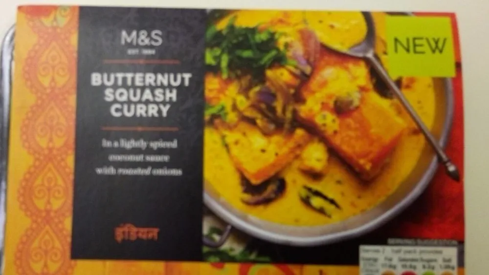 Butternut squash curry