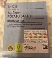Lighter potato salad