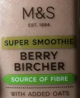 Berry bircher smoothie