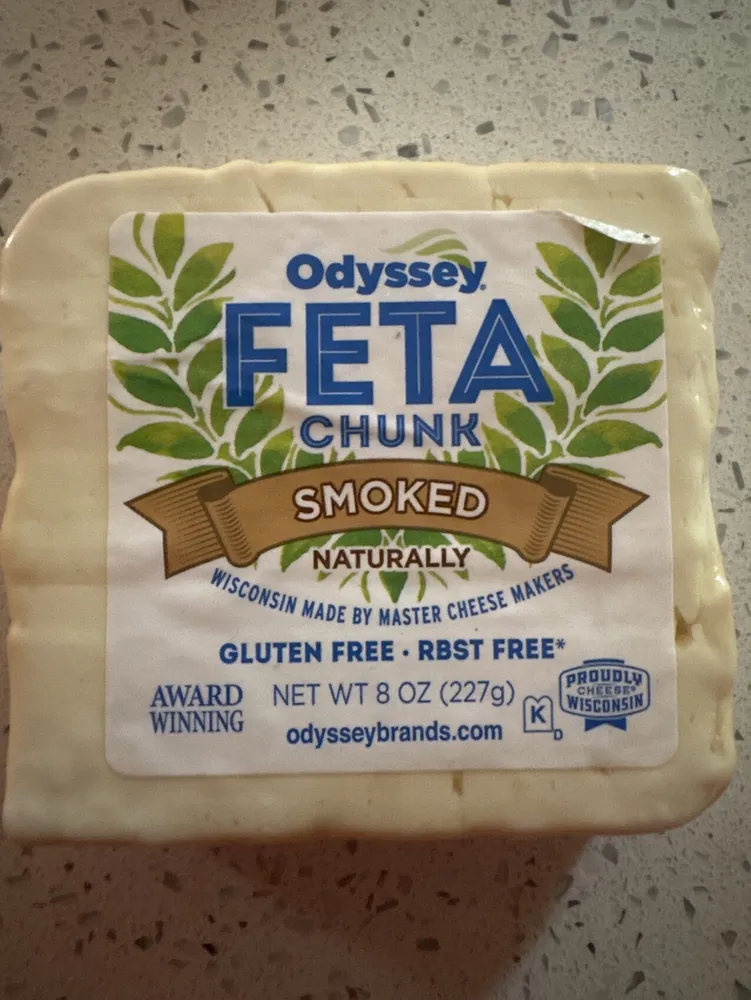 smoked feta chunk