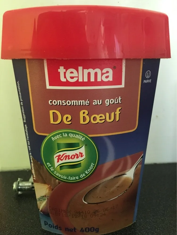 Consommé au goût de bœuf