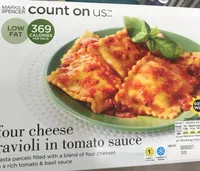 Four cheese ravioli