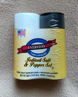 Iodized Salt & Pepper Set