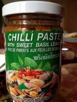 Pate de piments aux feuilles de basilic