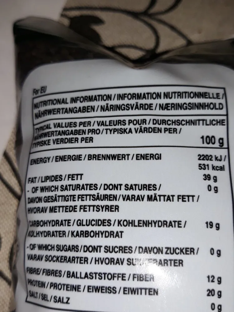 Sesam Schwarz 454 G Sesamkörner