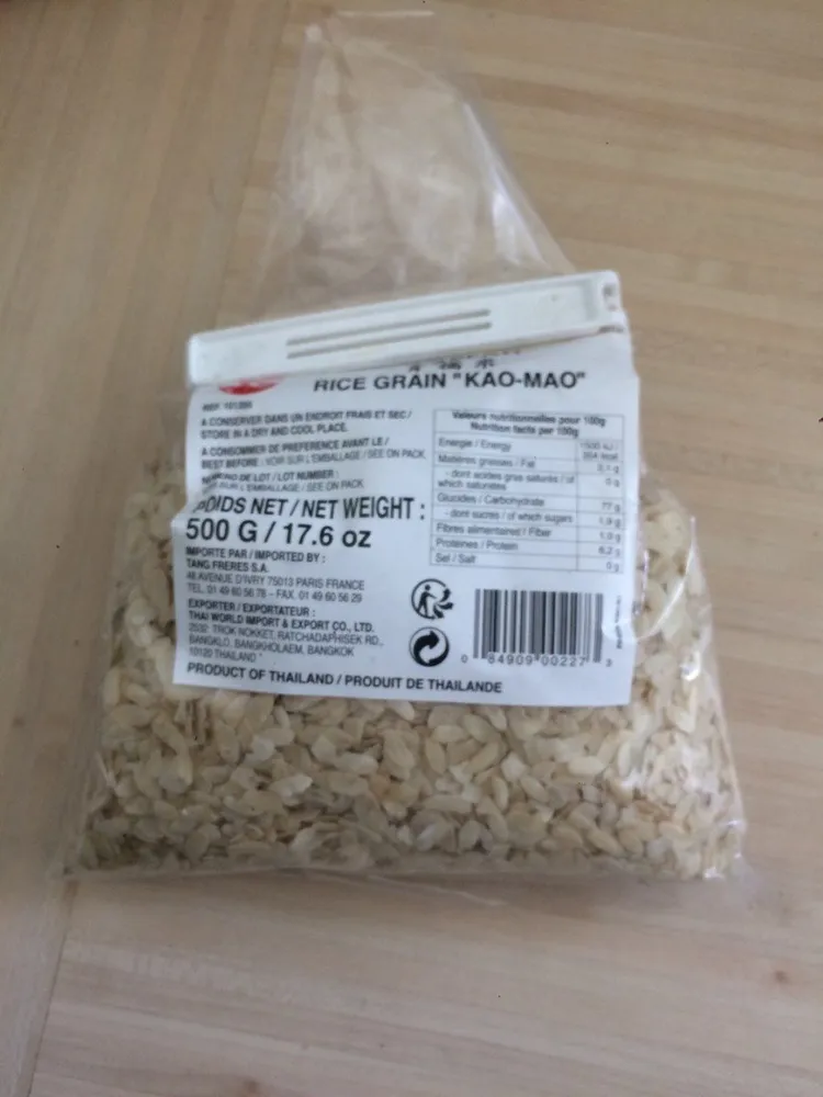 Riz aplati