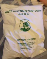 White glutinous rice flour