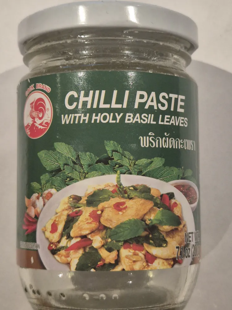 Chilli Paste with Holy Basil Leaves - Pad Kapow
