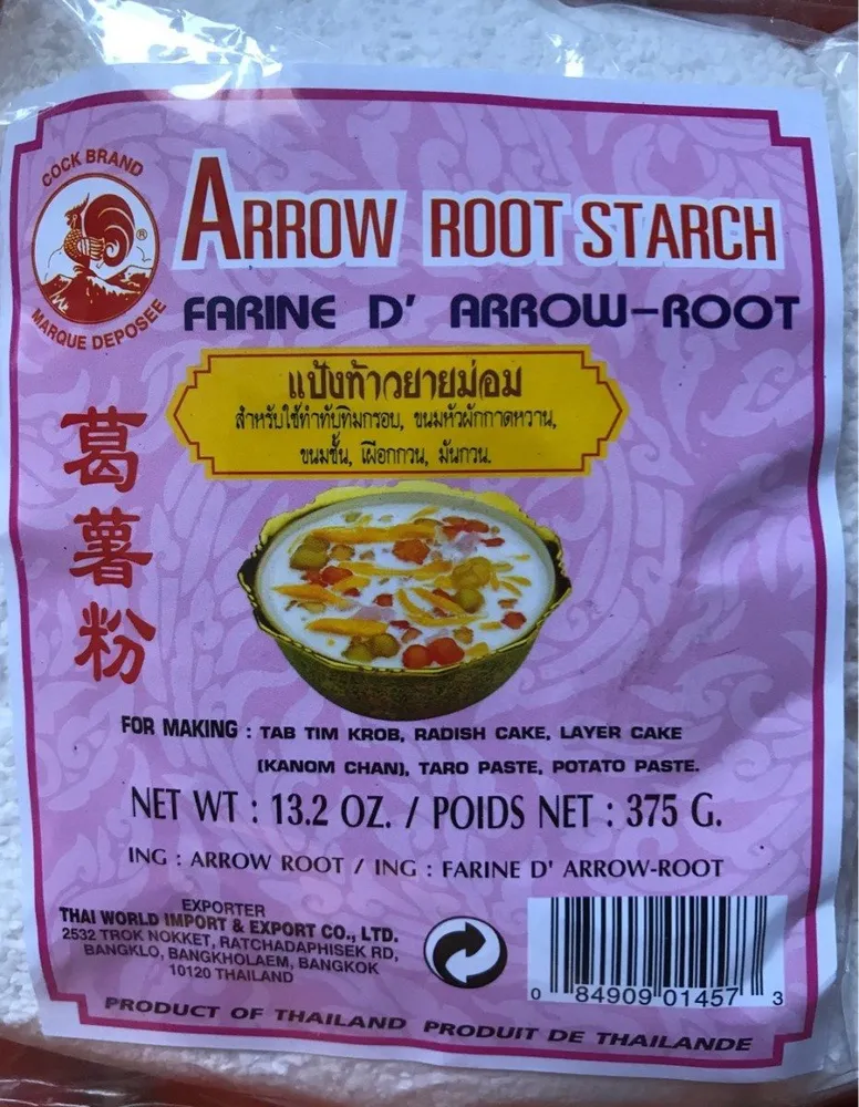 Farine d'arrow root