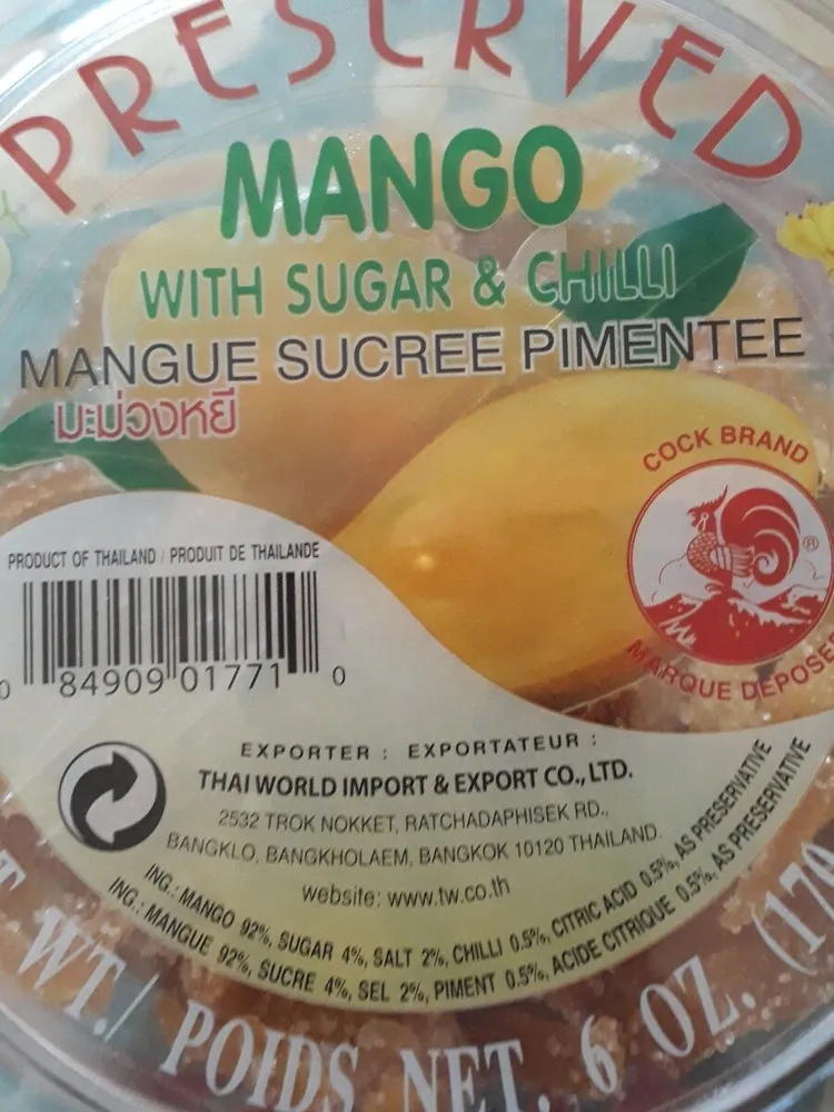 Mangue Sucrée Pimentée