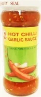 Hot Chilli Garlic Sauce Jar 370G Cock