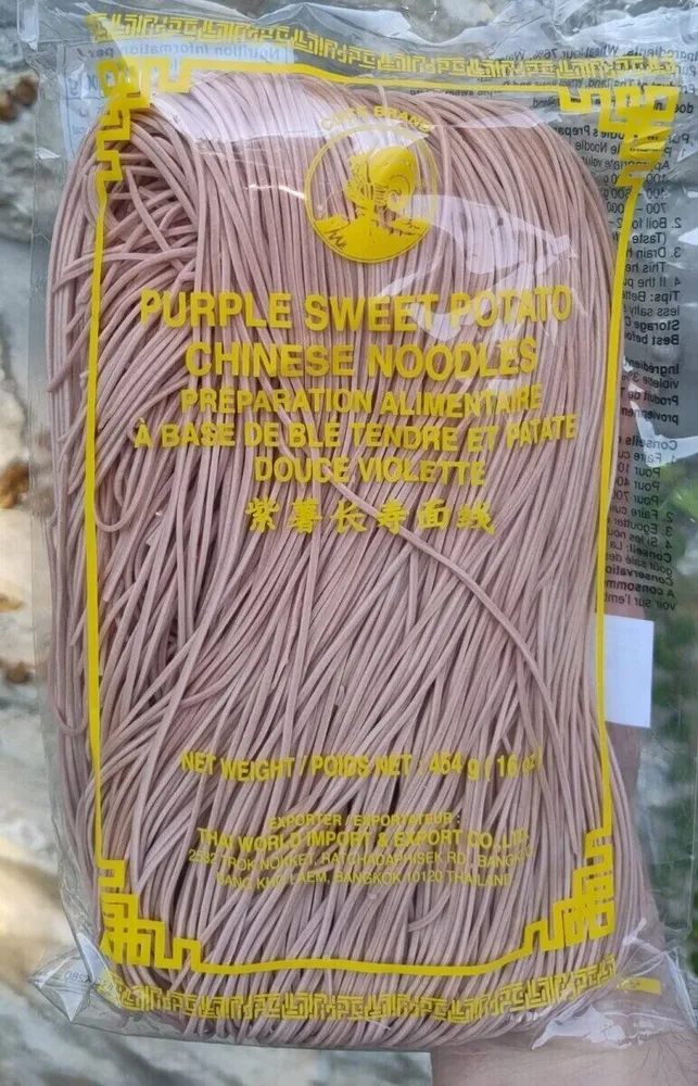 PURPLE SWEET POTATO CHINESE NOODLES
