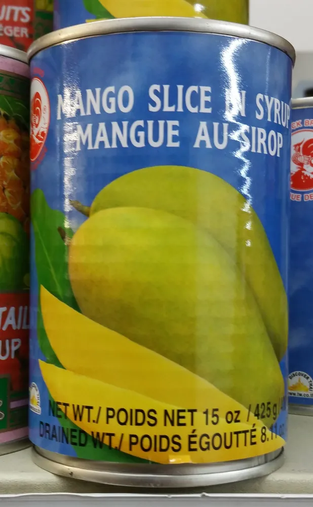 Mangue au sirop