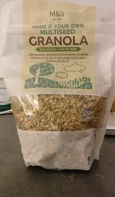 Granola (whole grain & high in fibre)