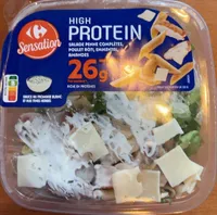 High protéine salade penne complètes