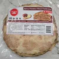 Spicy Potato Filled Flatbread