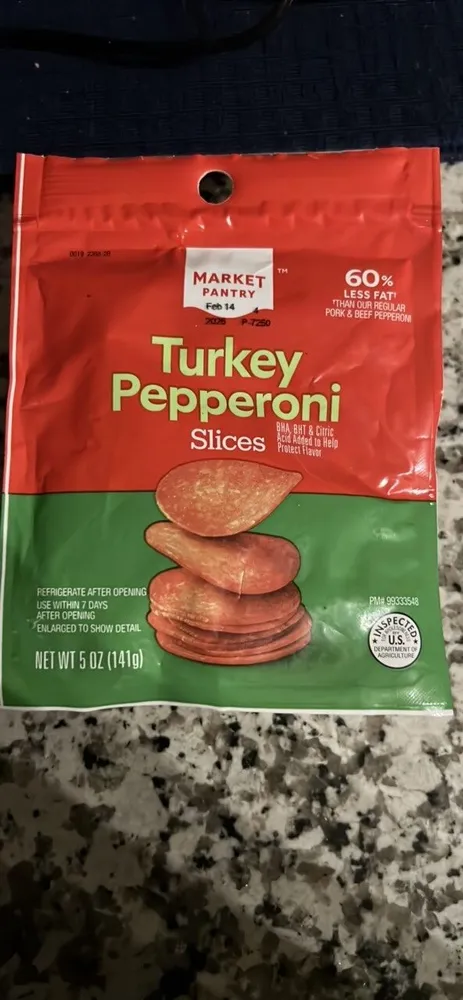 Turkey Pepperoni Slices