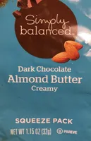 Dark chocolate almond butter creamy