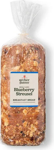 Blueberry streusel breakfast bread