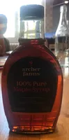 100% pure maple syrup