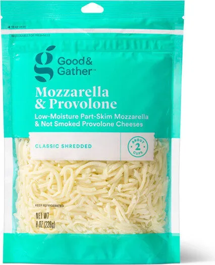 Good & gather mozzarella & provolone classic