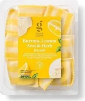 Burrata, lemon Zest & Herb Ravioli