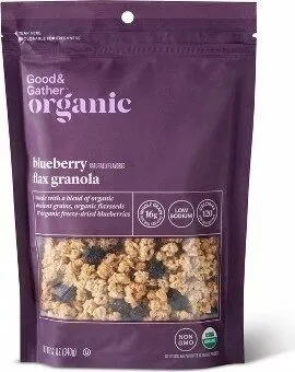 Blueberry flax granola