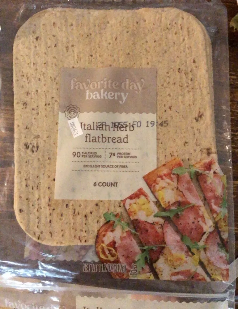 italian herb flat bread